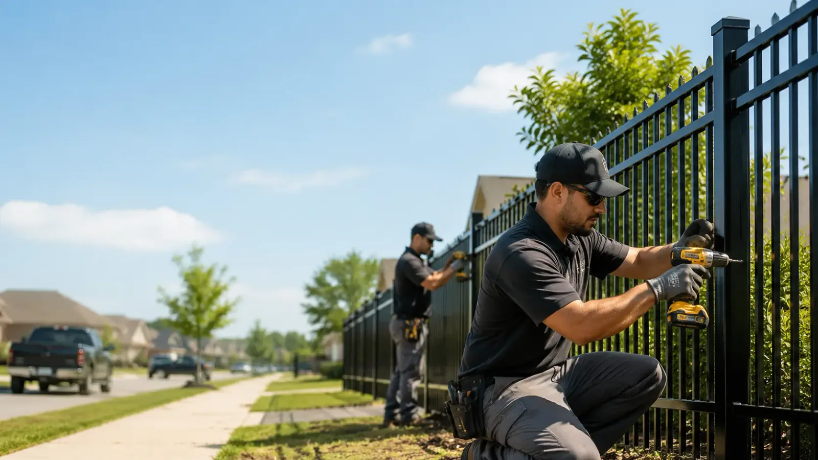 Metal Fence Installation in Bordentown, NJ